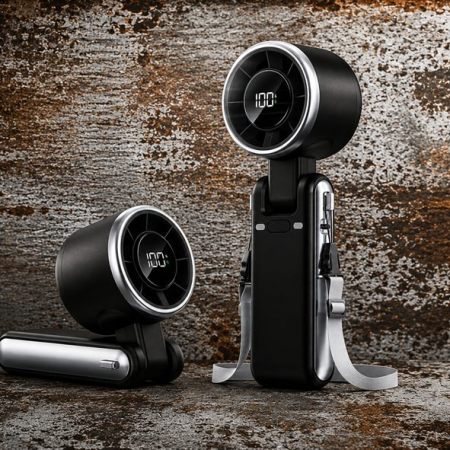 Bearwind portable handheld turbo fan for travel and hot weather